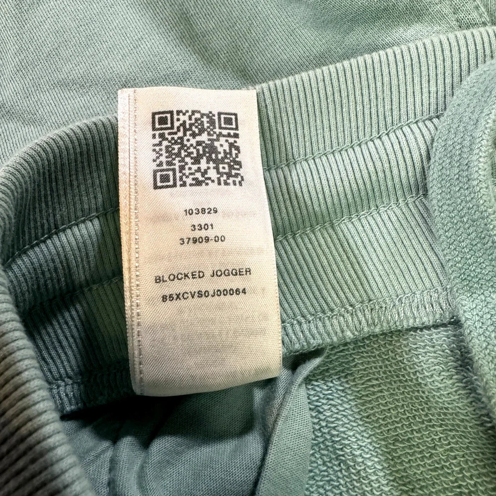 True Religion Men's L Green Blue Mint Color Block Jogger Pants